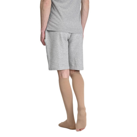 Гольфы компрессионные Soloventex Comfort, 2 класс, мужские, открытый носок, бежевые, арт. 220-242-2
