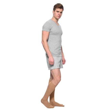 Гольфы компрессионные Soloventex Comfort, 2 класс, мужские, закрытый носок, бежевые, арт. 221-232-2