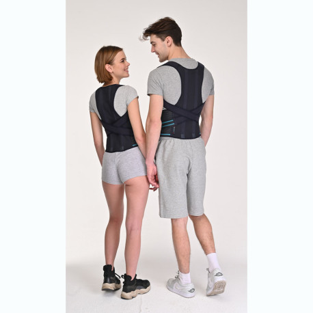 Корректор осанки ортопедический ОТ-1В COMFORT графитовый-2