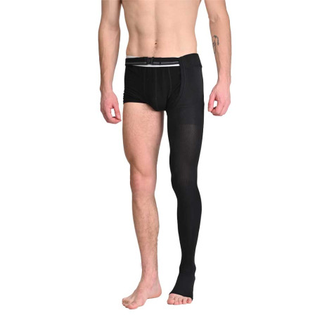 Моночулок компрессионный Soloventex Comfort, 2 класс, 350 DEN, мужской, черные, арт. 550-231-2